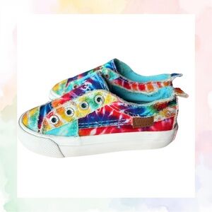 Blowfish Malibu Rainbow Tye Die Kids Slip-On Sneakers